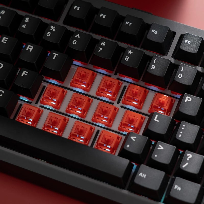 MELETRIX WS Arowana Red Mechanical Keyboard Switches, 35Pcs HMX Linear Switches Pre Lubed 5 Pins 40gf Key Switch for Mechanical Gaming Keyboard (Red) - Image 5